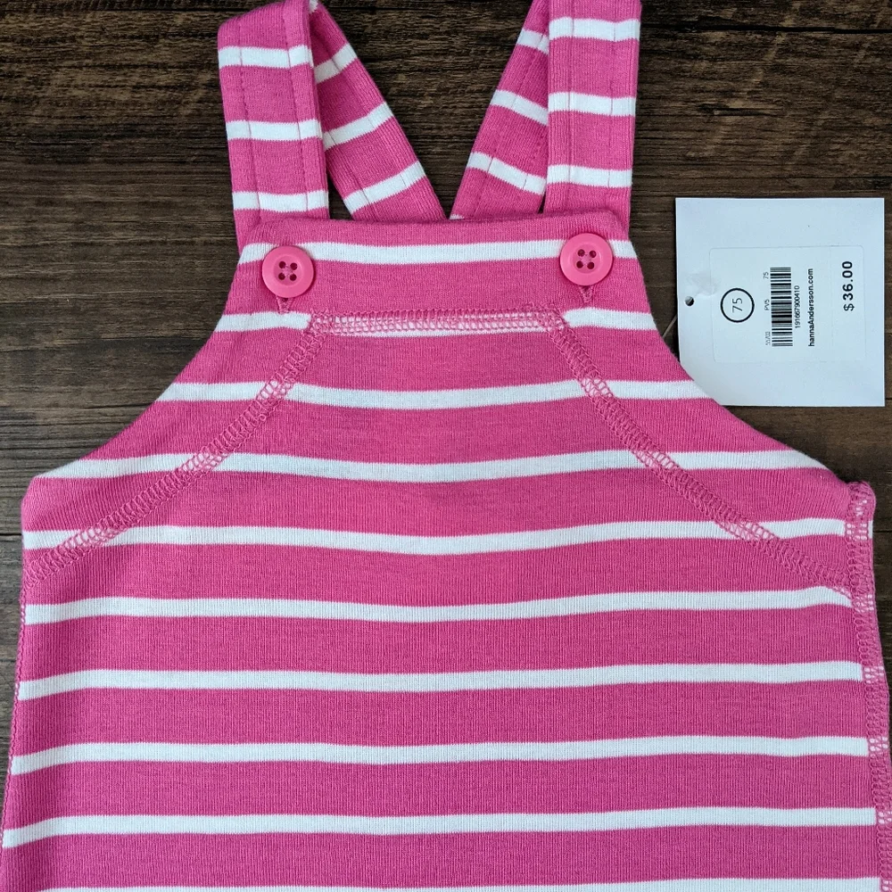 NWT Hanna Andersson Pink Shortall